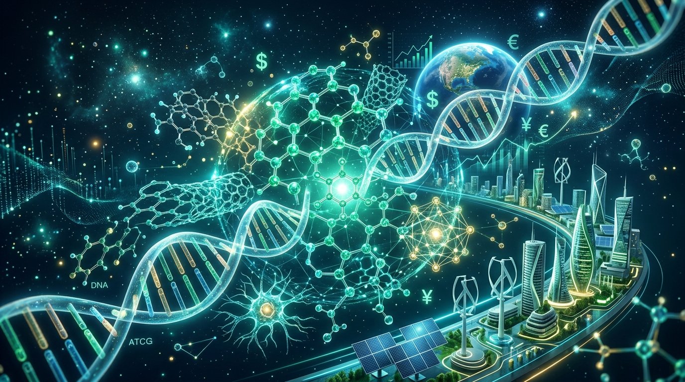 Scientific Innovations & Sustainable Development Illustration